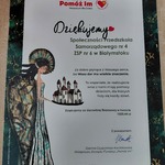 Podziękowanie - Kiermasz Bożonarodzeniowy 